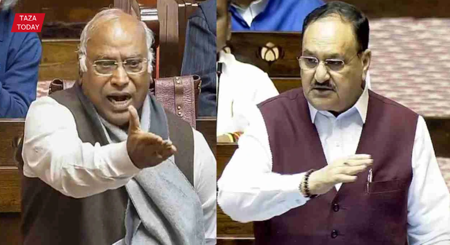 राज्यसभा में टकराव: खड़गे पर मानसिक टिप्पणी से भड़के विपक्ष, नड्डा ने मांगी माफी, बयान हटाया गया