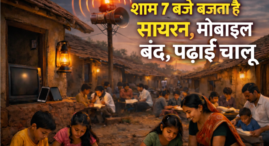 शाम 7 बजे बजता है सायरन, मोबाइल बंद, पढ़ाई चालू: भारत के इस गांव का अजीब-सा नियम
