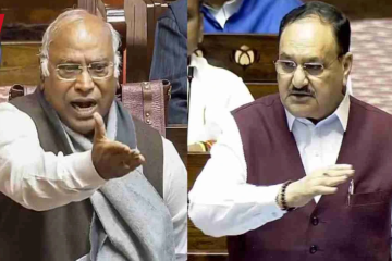 राज्यसभा में टकराव: खड़गे पर मानसिक टिप्पणी से भड़के विपक्ष, नड्डा ने मांगी माफी, बयान हटाया गया